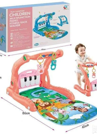 Guralica hodalica + klavir + baby gym 3u1