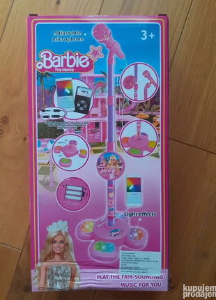 Mikrofon BARBIE sa stalkom za decu