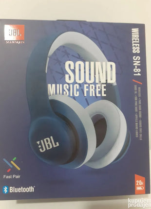 NOVO! Slusalice JBL SN 81/ teget plave/ bluetooth